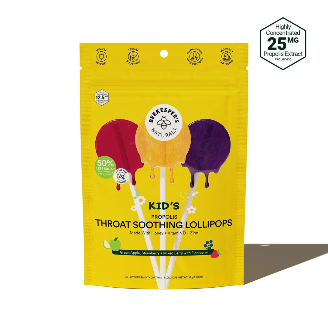 Kid's Throat Soothing Lollipops | Love Peace Organic