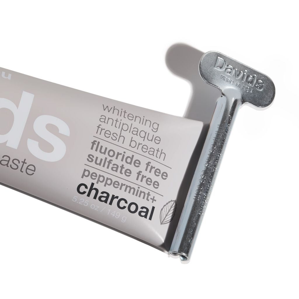 Davids | premium natural toothpaste / charcoal+peppermint