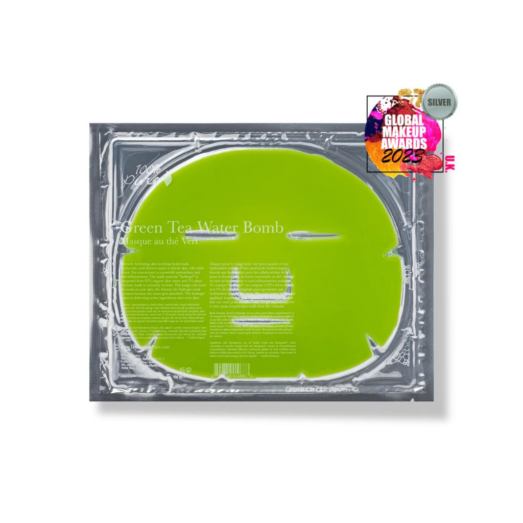 Green Tea Water Bomb Mask | Love Peace Organic