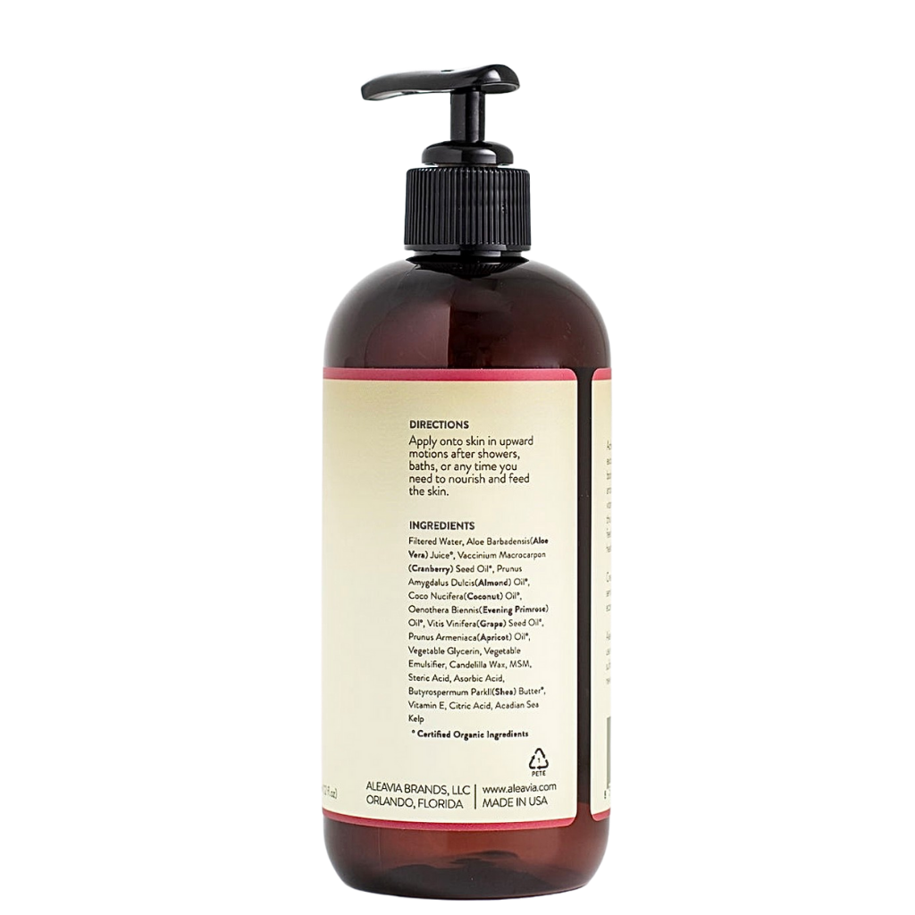 Aleavia Cranberry Prebiotic Lotion- Limited Edition | Love Peace