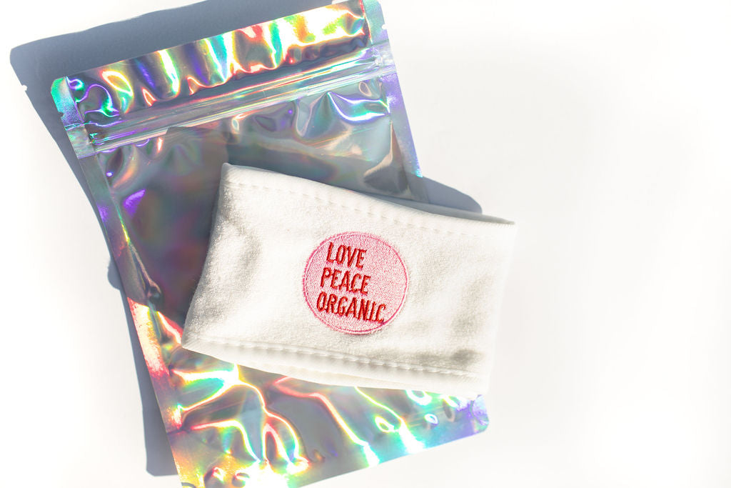 Eco Friendly Spa Headband | Love Peace Organic