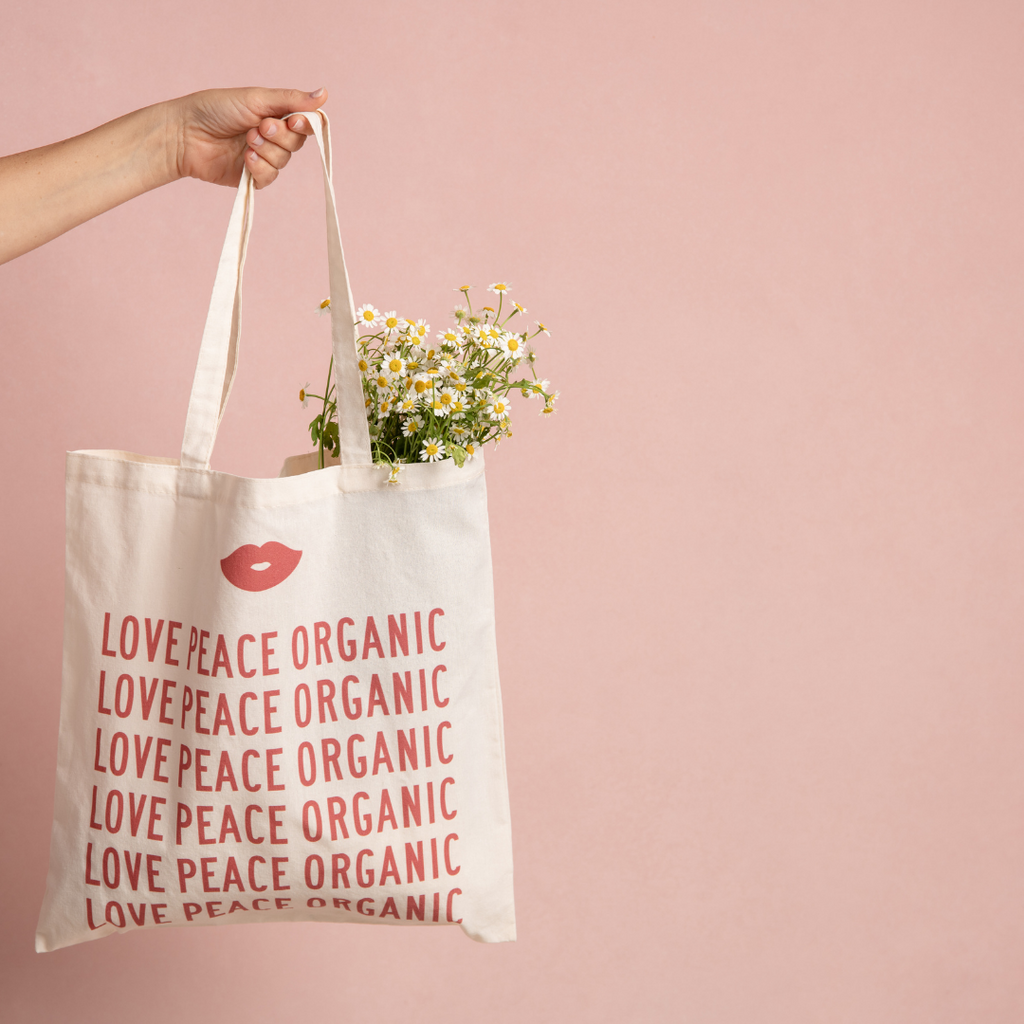 Peace Out Toxins Canvas Tote