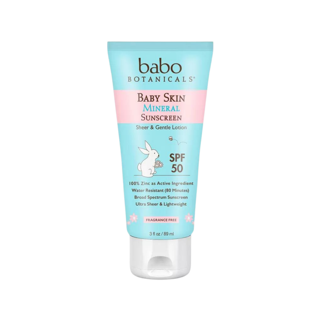 Baby Skin Mineral Fragrance Free Sunscreen Lotion SPF50